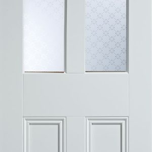 White Primed Malton (SCREENPRINT GLASS) Solid Core - LPD